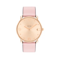 COACH CO14504288 ELLIOT Watch for Women Leather Band Analog Quartz Pink 36 mm.
