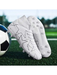 Zapatos De Fútbol Para Hombres De Nuevo Arribo En 2024, Ligeros, Antideslizantes Y Transpirables Para Estudiantes, Adolescentes Y Niños. Tacos Largos Ag Sobre Una Suela Resistente Y Antideslizante. Zapatos De Entrenamiento Deportivo De Diseño De Alta Altura Para El Equipo En Césped Natural, Fútbol Al Aire Libre O En Superficies Sintéticas. Resistente A Patadas Y Colisiones Con Un Aspecto Elegante Que Es Ideal Para La Competición De La Copa Mundial.