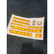 BMX MONGOOSE BIKE DECAL / STICKER BODY