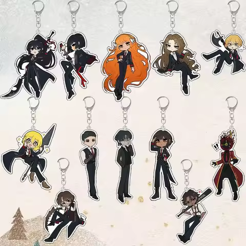For Limbus Company Game YiSang Sinclair HongLu Ryoshu Outis Meursault Acrylic Keychain Peripherals B