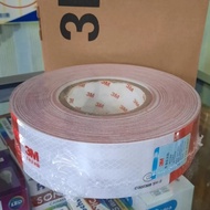[EKM4] STIKER REFLECTOR 3M MERAH PUTIH 5 CM X 45M -SKOTLET REFLECTIVE 3M