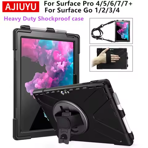 Kids Case For Microsoft Surface Pro 4 5 6 7 7Plus Shockproof Cover for Surface Go 4 3 2 Go4 Go3 Pro7