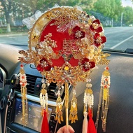 Chinese Style Group Fan Double-Sided Two-Color Wedding Bride Marriage Wedding diy Material Feeling H