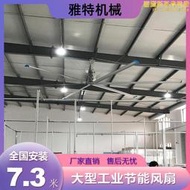 工業大風扇風機葉輪大型吊扇永磁大風扇車間廠房籃球場大號吊扇