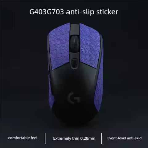 Mouse Grip Tape Skate Sticker Non Slip Suck Sweat Mouse Anti-Slip Sticker For Logitech G403 G603 G70