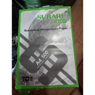 Subaru eco a4 printing paper 70g