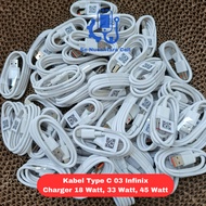 100% Original Infinix Type C Data Cable Fast Charging for 45 Watt 33 Watt 18 Watt Charger