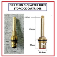 Long Spindle Valve Spare Part For Concealed Stopcock Stop Valve Water Tap Replacement (FULL TURN / Q