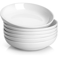 Y YHY Pasta Bowls, 30oz Salad Bowls White Soup Bowls Large Pasta Serving Bowl Porcelain Pasta Plates