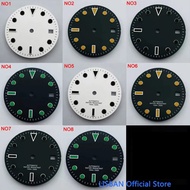 Muatan Dail Steril Hitam 28.5mm NH35 ETA 2824 2836 Miyota 8215 821A Mingzhu DG 2813 3804 Pergerakan 