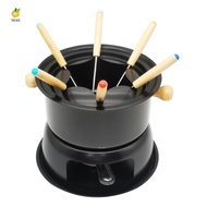 Chocolate Fondue Maker Set Multifunction Carbon Steel Ice Cream Chocolate Cheese Hot Pot Melting Pot