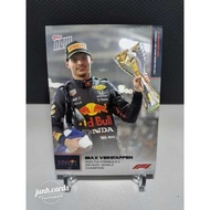 Topps Now Formula One F1 - Max Verstappen - 2021 F1 Drivers' World Champion