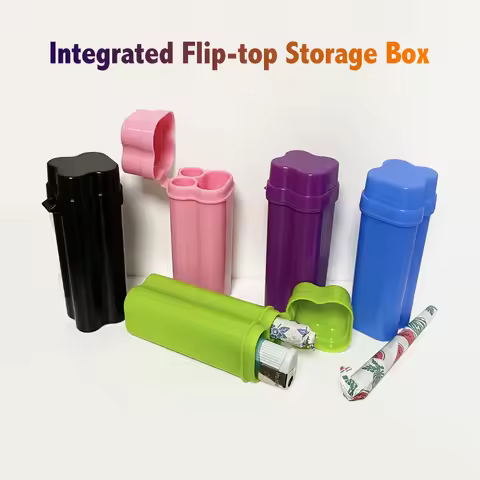 1pc, Smell Proof Practical Storage Case Box, Lighter Storage Case, Rolling Paper Storage Case, Light