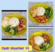 [Mixed Veg Rice (Berjaya Eating House)] $4 Store Voucher [Redeem In Store / Takeaway]