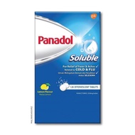 PANADOL Soluble Paracetamol Pain Relief 500mg 120S Effervescent Tablet
