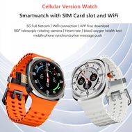 AMOLED Cellular Version Watch BW Ultra Smart Watch SIM Card And WiFi 4G Android Smartwatch Camera NF