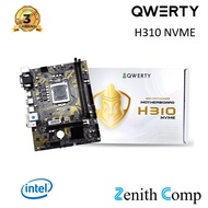 QWERTY H310 NVME Motherboard, LGA 1151, DDR4