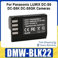 DMW-BLK22 Battery 2200mAh Rechargeable Batteries For Panasonic LUMIX DC-S5 DC-S5K DC-S5GK Cameras Re
