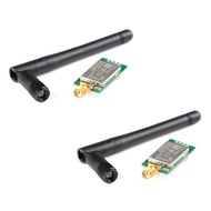 2Pcs E01-ML01DP5 Wireless Transmission Module nRF24L01P+PA+LNA 2.4G Wireless Transceiver Module 20dB