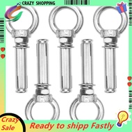 5Pcs M8 x 60mm Expansion Bolt Anchor Bolt 304 Stainless Steel Ring Lifting Anchor Eye Bolt Expansion