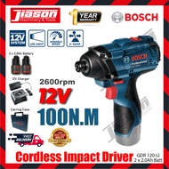 BOSCH GDR 120-LI / GDR120-LI 12V 100N.M Professional Cordless Impact Driver {SOLO/SET)