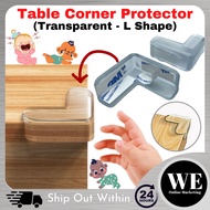 🇲🇾 Furniture Edge Silicone Protector ( L Shape ) - Baby Safety Cabinet Table Corner Guard Rubber Pen