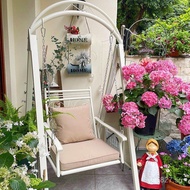 Rocking Chair Outdoor Courtyard Single Hanging Chair Balcony Home Outdoor Hanging Basket Chair Garde