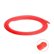 Feelers Industrial Red Solid Natural Latex Rubber Tubing 1/12"（Exactly 2mm）OD Speargun Band Slingsho