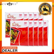 10Packs CUYI RC Satin Photo Paper Size:5R 260GSM 20Sheets High Quality Photo Paper for Inkjet Printe