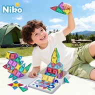 NIKO Mini Magnetic Building Blocks Magnetic Tiles Magnetic Stick Toys Early Educational Toys