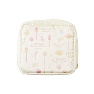 日本 3coins x Cosmos 美少女戰士 Sailor Moon 米白色尼龍布 方型 收納袋