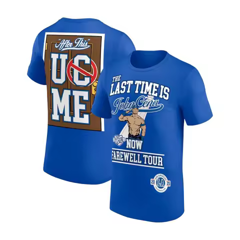 John Cena Farewell Tour Wrestling Fans 3D Print Men T-shirt Summer Outdoor Sports Party Quick Dry Br