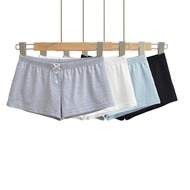 Casual Summer Shorts Women Low Rise Shorts For Women Black Mini Shorts Knitted Solid Micro Shorts