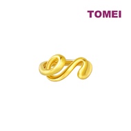 TOMEI Anastasia Curving Ring, Yellow Gold 916