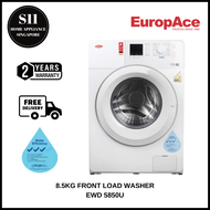 EUROPACE 8.5KG FRONT LOAD WASHER EFW-5850S * DELIVERY WITHIN 3 DAYS * 2 YEARS WARRANTY