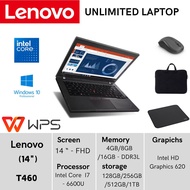 LAPTOP LENOVO THINKPAD T460 T460S CORE I5 I7 GENERASI 6 - LAYAR 14 INCH PENINGKATAN TERBARU