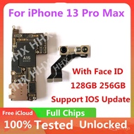 Original For iPhone 13 Pro Max Motherboard 100% Unlocked Full QC Tested Main Logic Board Full Chips NO iCloud Support I
