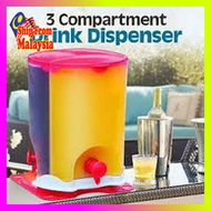 3 compartment drink dispenser - ezzette