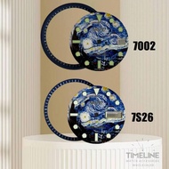 28.5mm 7S26 7002 Seiko Starry Night Watch Dial Automatic Diver's