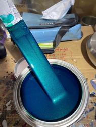 สีเขียวมุก เขียวหัวเป็ด สีพ่นรถยนต์2K สีพ่นมอเตอร์ไซค์2K