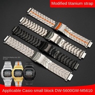 For G-shock DW5600 GA2100 Titanium Strap for Casio Watch 3229 DW-5600E/BBN GW-M5610 GW-B5600HR/BC Ti