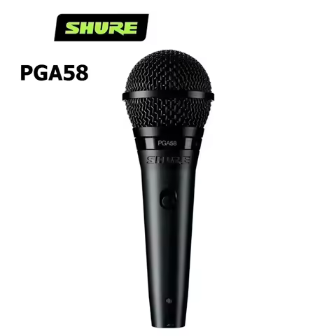 Shure PGA58 Cardioid Dynamic Microphone for Stage Singing Professional Wired Microphone for Shure Ka