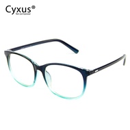 Cyxus Trendy Big Frame Computer Glasses Reduce Eyestrain Anti Blue Light 8121