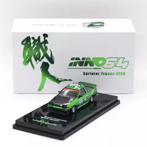 *Chase* INNO 1:64 SPRINTER TRUENO AE86 KEIICHI TSUCHIYA / SUPRA A90 DARWIN PRO Matt Green