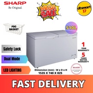 𝐋𝐎𝐑𝐑𝐘 𝐒𝐄𝐍𝐃𝐈𝐑𝐈 𝗞𝗟,𝗦𝗘𝗟𝗔𝗡𝗚𝗢𝗥 Sharp 110L - 510L Chest Freezer Dual Mode Function SJC118 / SJC168 / SJC218 / SJC318 / SJC518