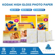 Kodak High Gloss Photo Paper - A4 / 4R, 173 GSM, 180 GSM & 235 GSM, Premium Glossy Finish