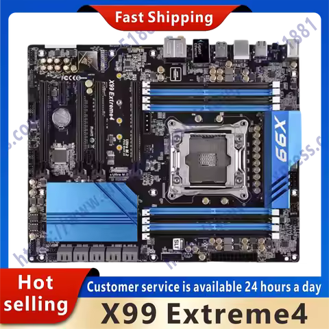 Suitable for X99 Extreme4 original second-hand desktop X99 X99M 2011 slot LGA 2011 Core i7 LGA2011 V