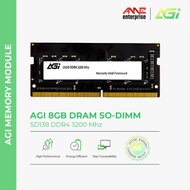 AGI 8GB DRAM SO-DIMM DDR4 3200Mhz DRAM Modeule