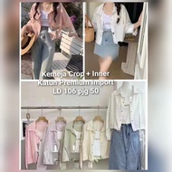 KATUN KEMEJA Crop Shirt 444 Imported Cotton