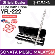 Yamaha YFL222 Standard Beginner Student Closed-Hole Flute Wind Instrument (YFL 222 / YFL-222)